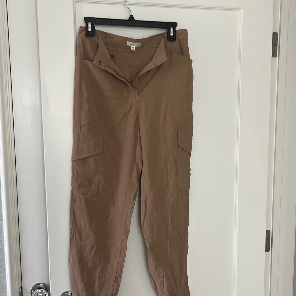 Max Studio Tan Track Pants